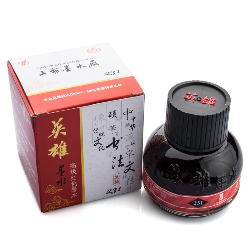英雄（HERO） 231 紅色墨水（60ml) 