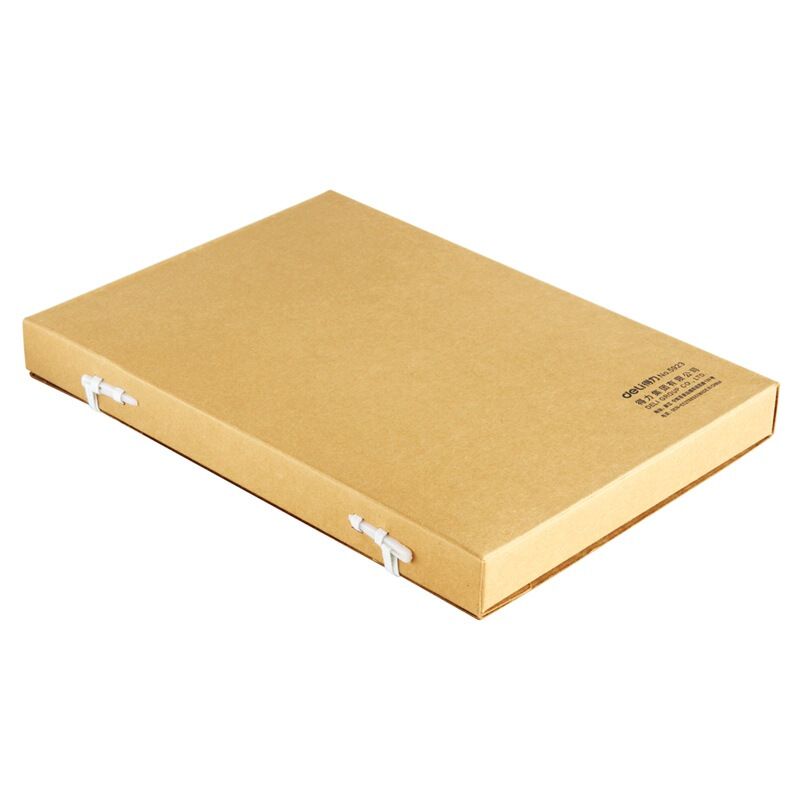 得力（deli） 5923 純木漿牛皮紙久存耐用檔案盒 30mm_http://www.nebao.cn/img/sp/120/25f218c2-4032-448c-9277-531ae97ad818.jpg
