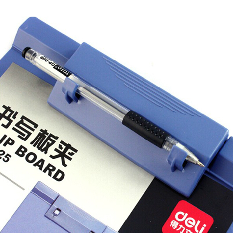 得力（deli） 9253 塑料書寫板夾適用于A4紙 顏色隨機_http://www.nebao.cn/img/sp/127/828fd54c-a3e4-44b5-82c3-4b803244ce95.jpg