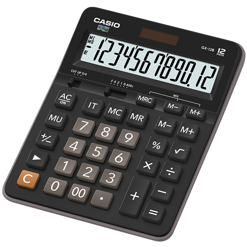 卡西歐（CASIO） GX-12B 商務計算器 超大型機 黑色 GX-12BS升級款_http://www.nebao.cn/img/sp/139/749ba5e3-c7dc-476b-867e-645f45aab349.jpg