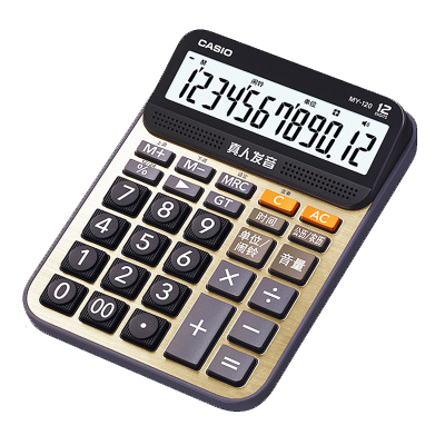 卡西歐（CASIO） MY-120B 語音計算器 金色_http://www.nebao.cn/img/sp/139/cf68f137-a2eb-4e93-b1d1-92538f28ffe7.jpg
