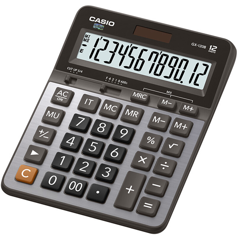 卡西歐（CASIO） GX-120B 商務計算器 超大型機 灰色 GX-120S升級款_http://www.nebao.cn/img/sp/139/fc54af12-2e61-497f-9df4-8090fc948c57.jpg