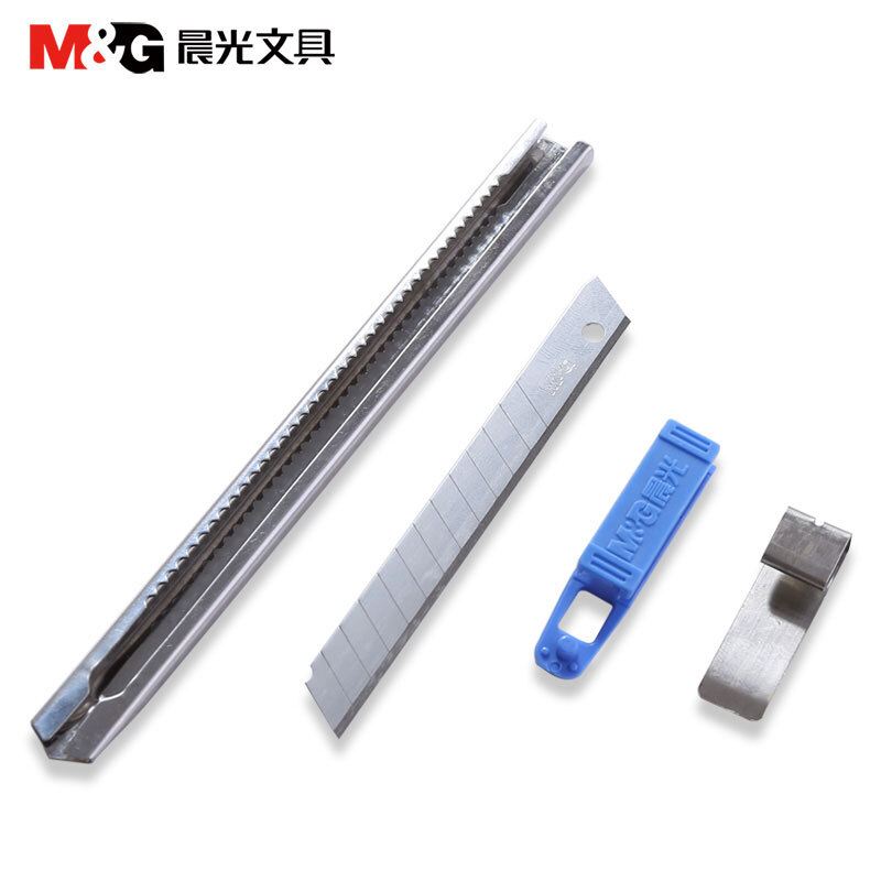 晨光（M&G） ASS91314 金屬美工刀 裁紙刀 壁紙刀 顏色隨機_http://www.nebao.cn/img/sp/142/e5dc9ecf-ae58-46b7-81d6-f4b009cdc1da.jpg