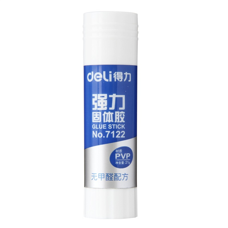 得力（deli） 7122 21g pvp材質(zhì)強(qiáng)粘性固體膠棒