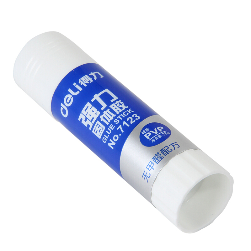 得力（deli） 7123 36g pvp材質(zhì)強(qiáng)粘性固體膠棒