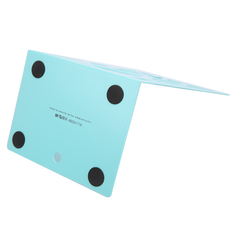 晨光（M&G） ABS91718 樹影金屬鐵書立2片/付 6.8英寸（藍色）_http://www.nebao.cn/img/sp/159/0a41a181-5005-4012-853b-60dc3510cde1.jpg