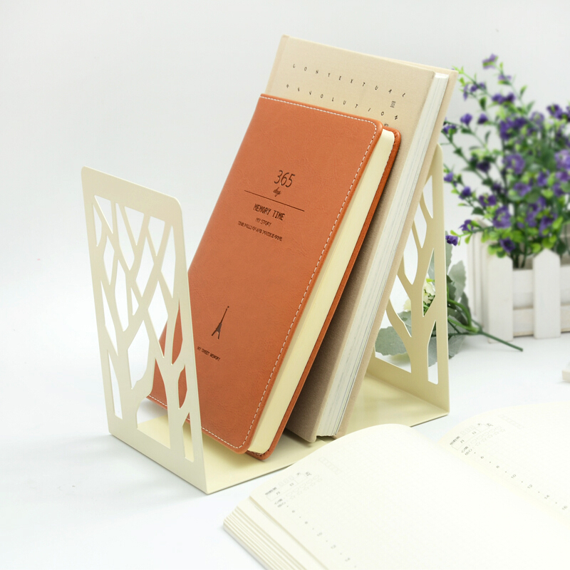晨光（M&G） ABS91718 樹影金屬鐵書立2片/付 6.8英寸（白色）_http://www.nebao.cn/img/sp/159/744ff566-5fe2-4aff-9540-cd9d49fe2838.jpg