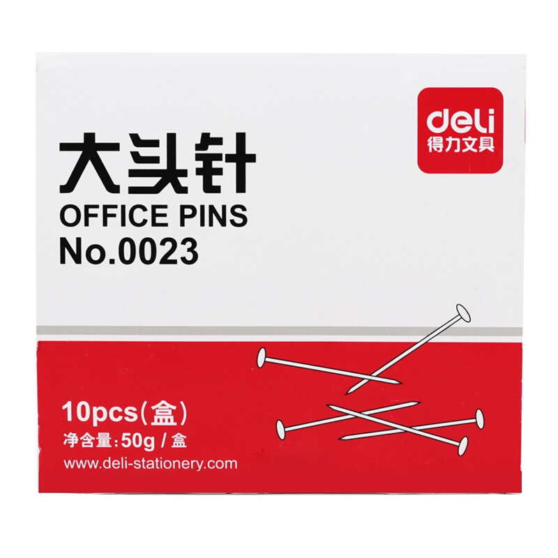 得力（deli） 0023 PP盒裝大頭針 單盒 50g盒 （單盒裝）_http://www.nebao.cn/img/sp/160/a140cb5d-367b-4ae7-93b0-21cff708a3a2.jpg