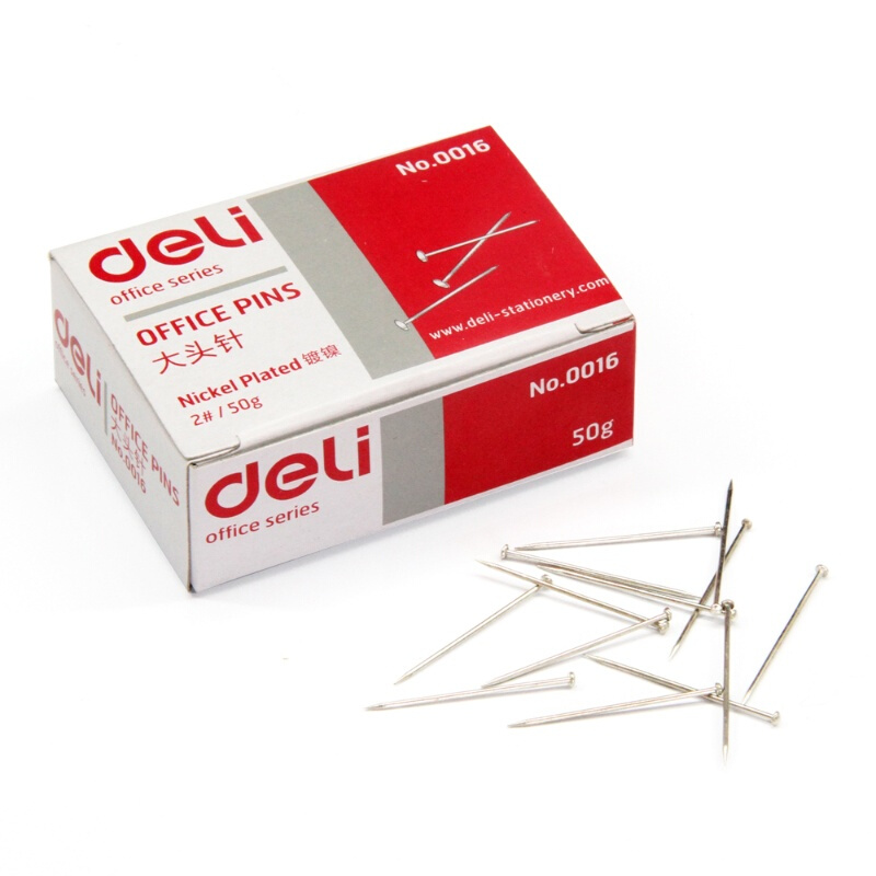 得力（deli） 0019 辦公專用3號鍍鎳裝大頭針 100枚盒 （單盒裝）_http://www.nebao.cn/img/sp/160/b70333d4-5bda-41bc-b72f-6830a90fc85e.jpg