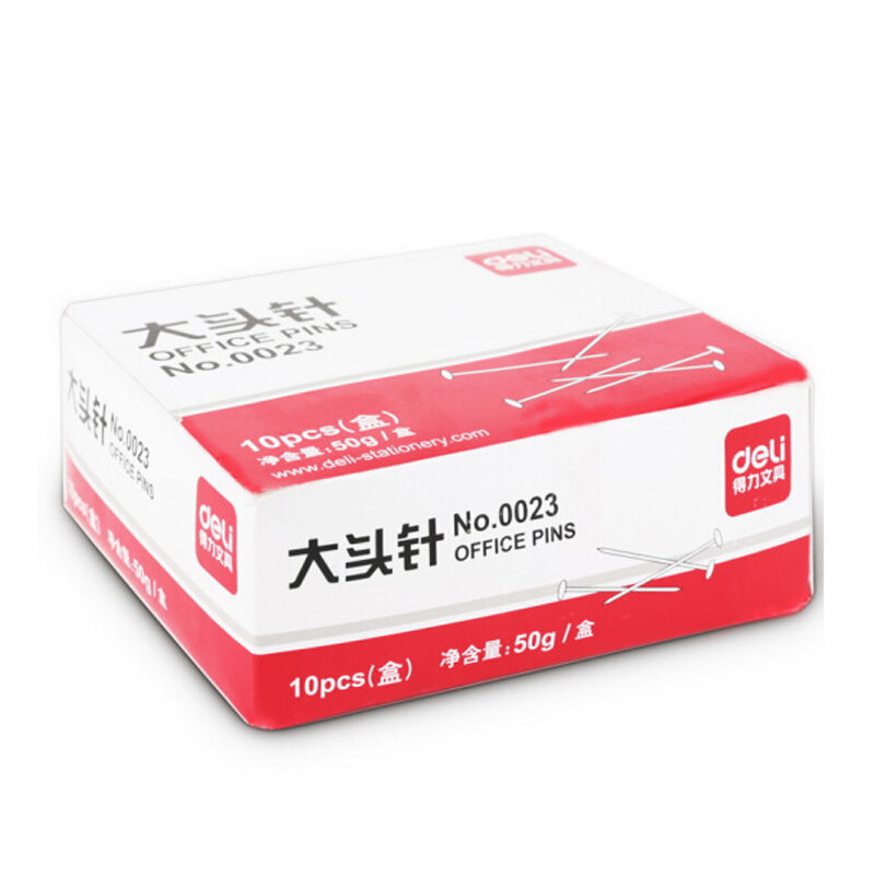 得力（deli） 0023 PP盒裝大頭針 單盒 50g盒 _http://www.nebao.cn/img/sp/160/c442be7a-351a-41fa-8698-af836b8d1be7.jpg