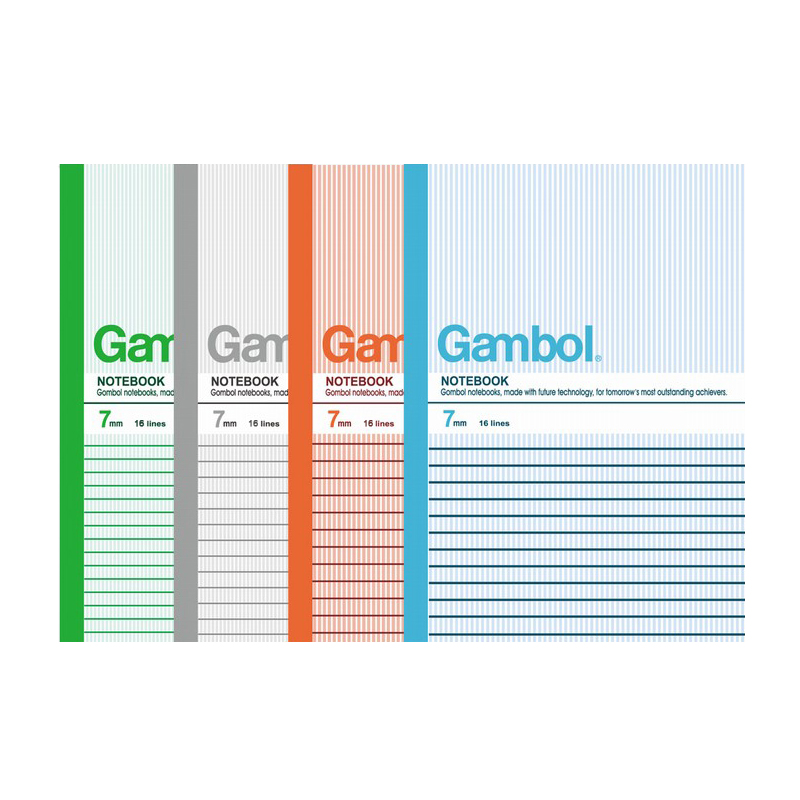渡邊（Gambol） GA6506 無線裝訂本 小號記事本A6/50頁 24本/包 (24本裝) 
