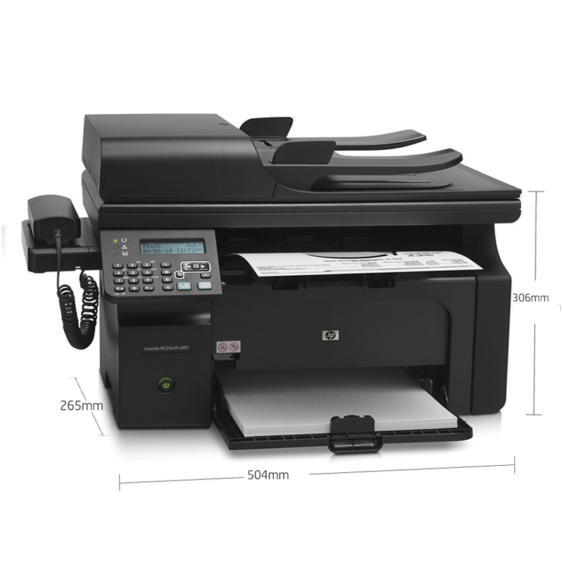 惠普（HP） M1216nfh 黑白激光多功能一體機 (有線網絡,電話手柄) _http://www.nebao.cn/img/sp/1717/118cfe66-11b7-452d-9827-8b9bc90b97ea.jpg