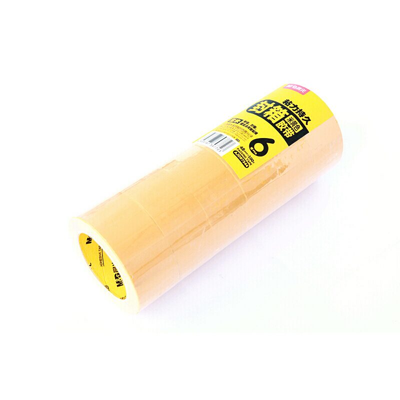 晨光（M&G） AJD97344 米黃色膠帶48mm*100y 6卷/筒