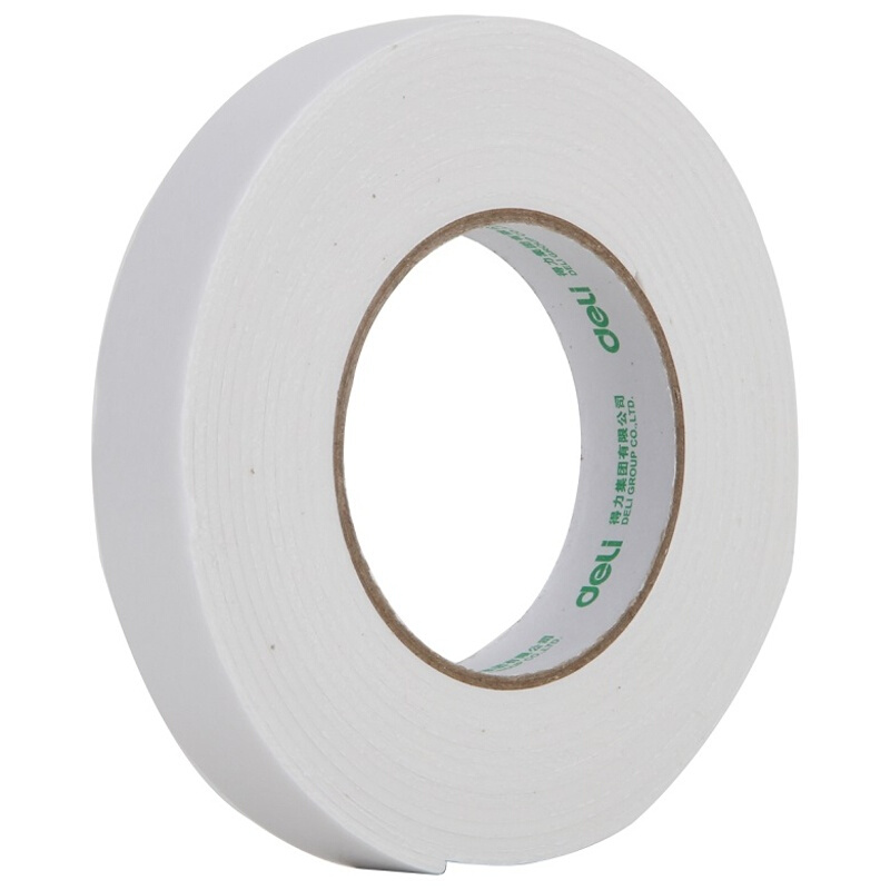 得力（deli） 30410 海綿膠泡棉雙面膠 12mm*5y 1卷裝_http://www.nebao.cn/img/sp/208/1ee1f837-ba7e-4e1b-babf-6367a48365e4.jpg