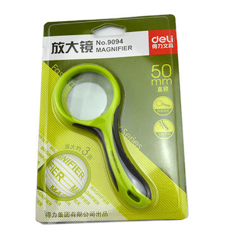 得力（deli） 9094 放大鏡手持便攜閱讀放大鏡直徑50mm包膠手柄設計放大3倍_http://www.nebao.cn/img/sp/2145/10426801-d8b0-42b4-af4b-e7308d4438b6.jpg