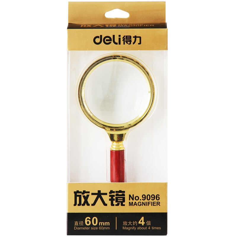 得力（deli） 9096 直徑60mm 復(fù)古金屬框木質(zhì)手柄架放大鏡_http://www.nebao.cn/img/sp/2145/2335ac0d-c17e-489b-b84c-9b8c87d0452e.jpg