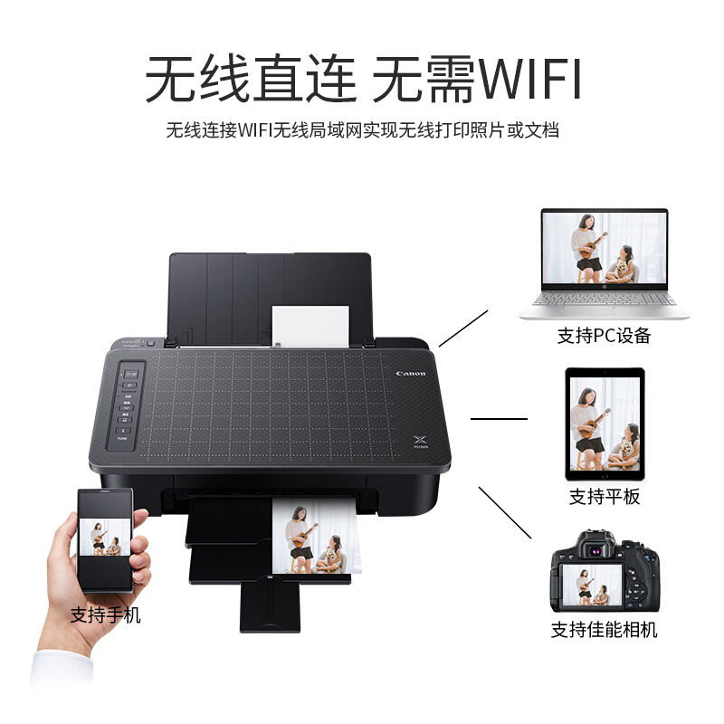 佳能（Canon） TS308 無線家用噴墨打印機 智能型_http://www.nebao.cn/img/sp/215/c137591c-0973-4094-a11b-07de2f34252e.jpg