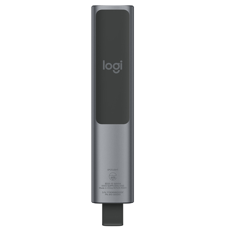 羅技（Logitech） Spotlight 無線演示器 投影筆 翻頁器 非激光筆 演示筆 演講神器 放大聚焦液晶屏可顯 (灰色) _http://www.nebao.cn/img/sp/242/9a858a95-b5d5-4801-836b-42b3c7261971.jpg