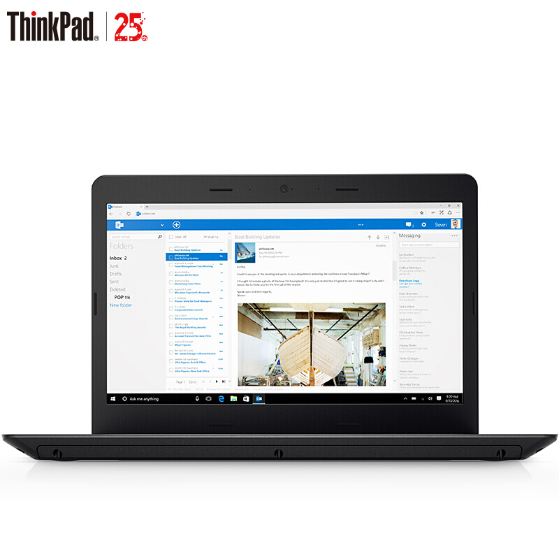 聯想（ThinkPad） E470 （20H1001TCD）14英寸筆記本電腦（i5-7200U/8G/256G SSD/2G獨顯）