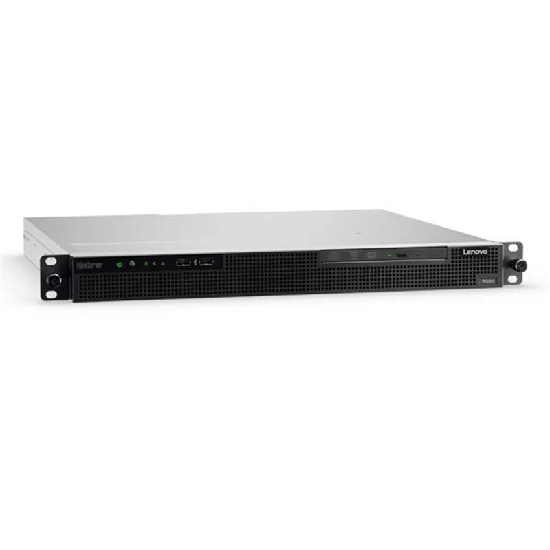 聯想（ThinkServer） RS260 （E3-1230V5）1路1U機架式服務器主機 8GB/1T/DVD