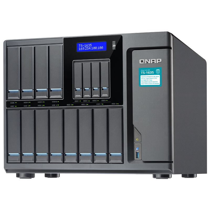 威聯(lián)通（QNAP） TS-1635-4G 十六盤位網(wǎng)絡(luò)存儲 四核處理器 內(nèi)建2個10GbE SFP+ 網(wǎng)絡(luò)端口 商用級NAS_http://www.nebao.cn/img/sp/275/ef14fae1-f23f-4712-972d-7e9ceb97989c.jpg