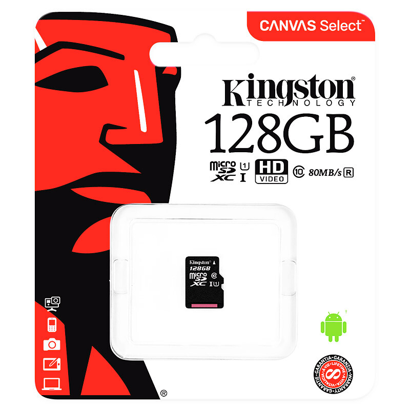 金士頓（Kingston） 內存卡 高速行車記錄儀 TF(Micro SD) Class10 UHS-I 手機存儲卡（128GB）_http://www.nebao.cn/img/sp/276/c92c0e16-43a4-4375-adfe-2473b598f694.jpg