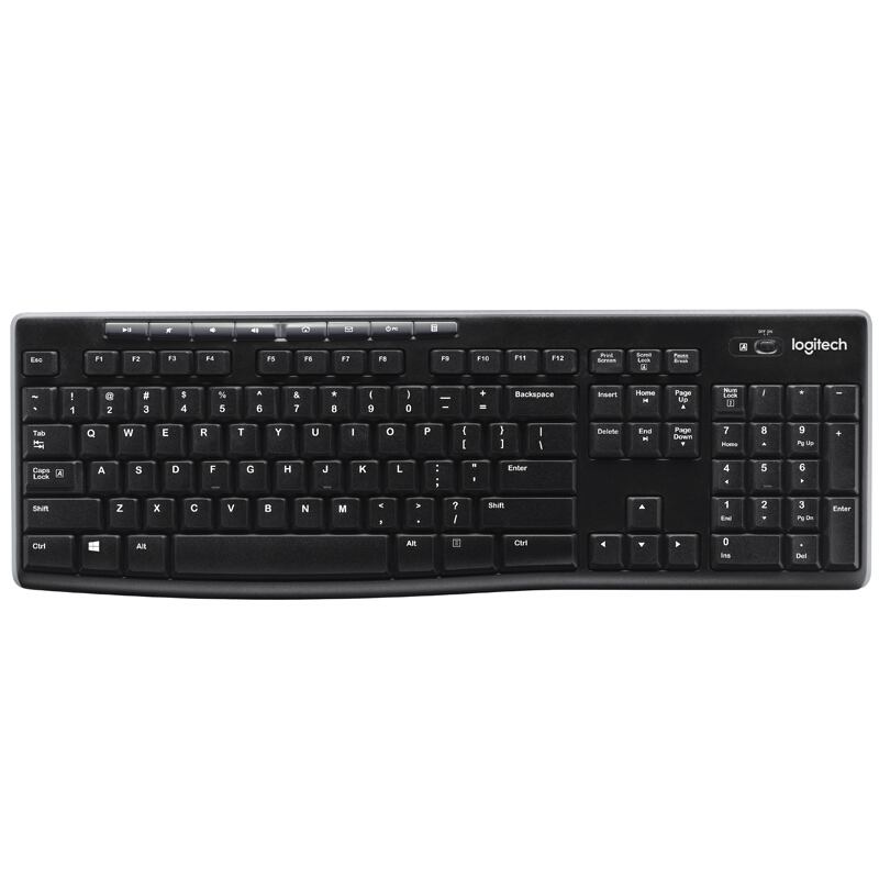 羅技（Logitech） K270 無線鍵盤（黑色）