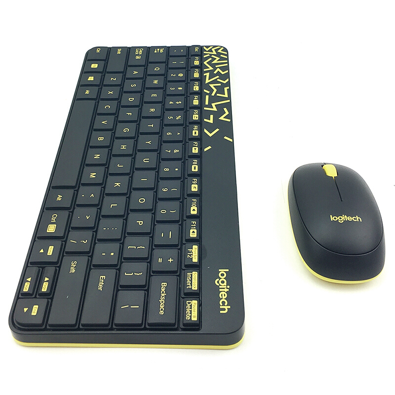羅技（Logitech） MK245 Nano 無線鍵鼠套裝 小鍵盤 (黑黃) _http://www.nebao.cn/img/sp/283/2764707a-6192-4eff-8350-67fa6ee4c7b7.jpg