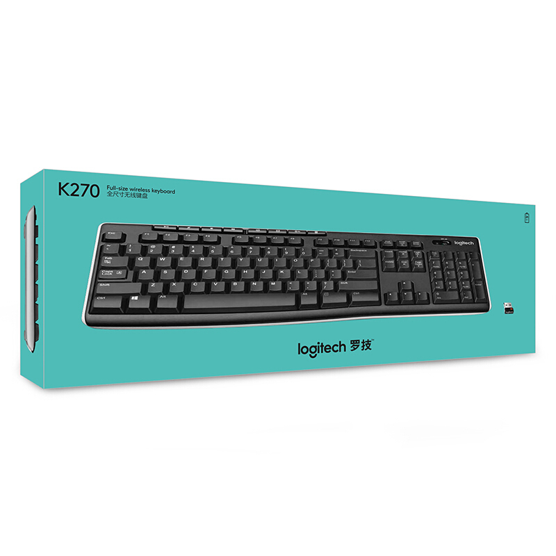 羅技（Logitech） K270 無線鍵盤（黑色）_http://www.nebao.cn/img/sp/283/8275e2a2-915f-4c59-ade2-832ab94ae489.jpg