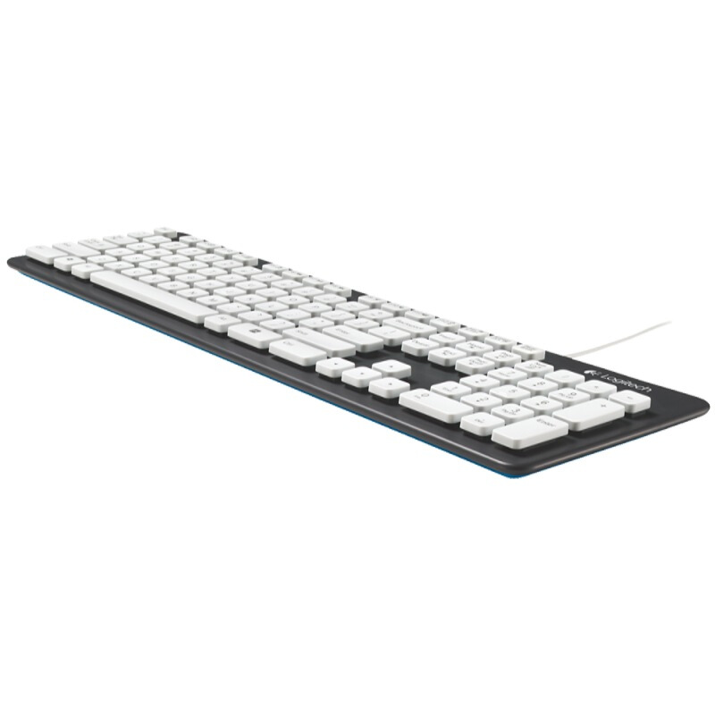 羅技（Logitech） K310 有線水洗鍵盤（白色） _http://www.nebao.cn/img/sp/283/c0a32609-6af8-4412-b3e9-4da005d79089.jpg