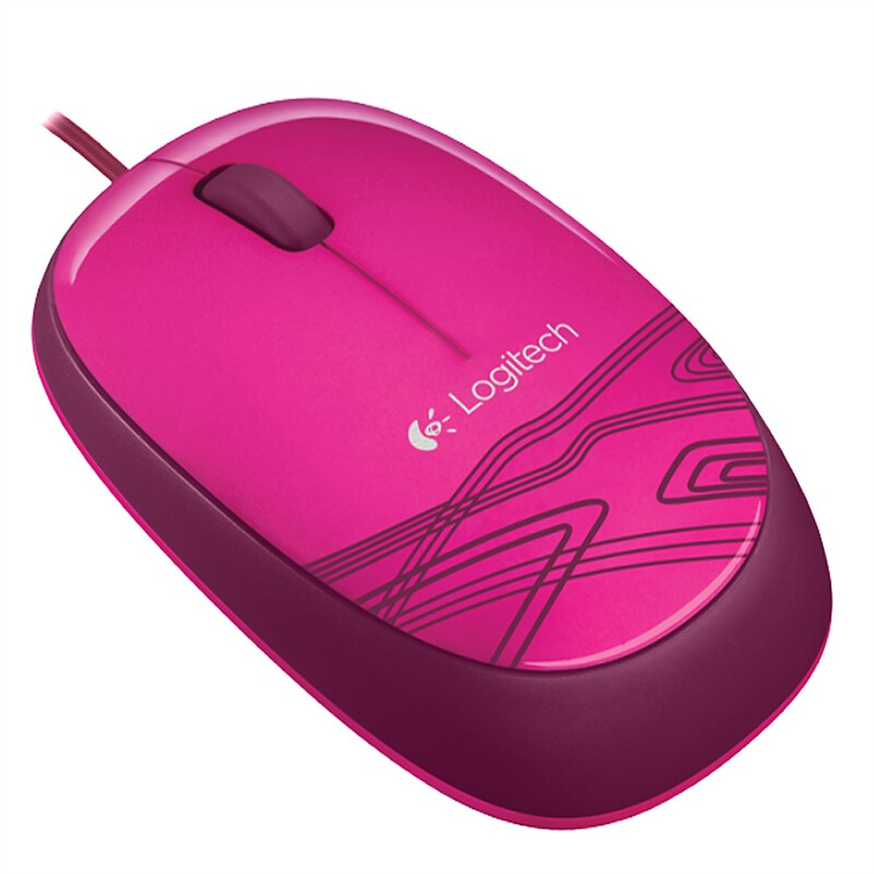 羅技（Logitech） M105 時尚多彩鼠標 左右手通用 (蜜桃粉) _http://www.nebao.cn/img/sp/284/6e974bba-aaf7-4f6d-a21e-631af4f2e8f1.jpg
