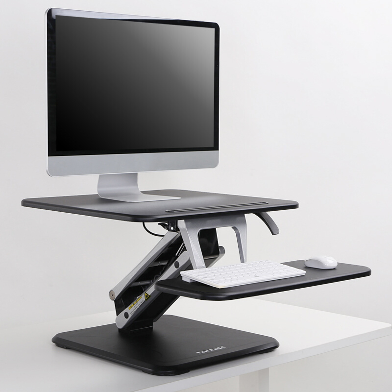 樂歌（Loctek） M3SS 站立式電腦桌/升降臺 臺面尺寸500*550mm (黑色) 