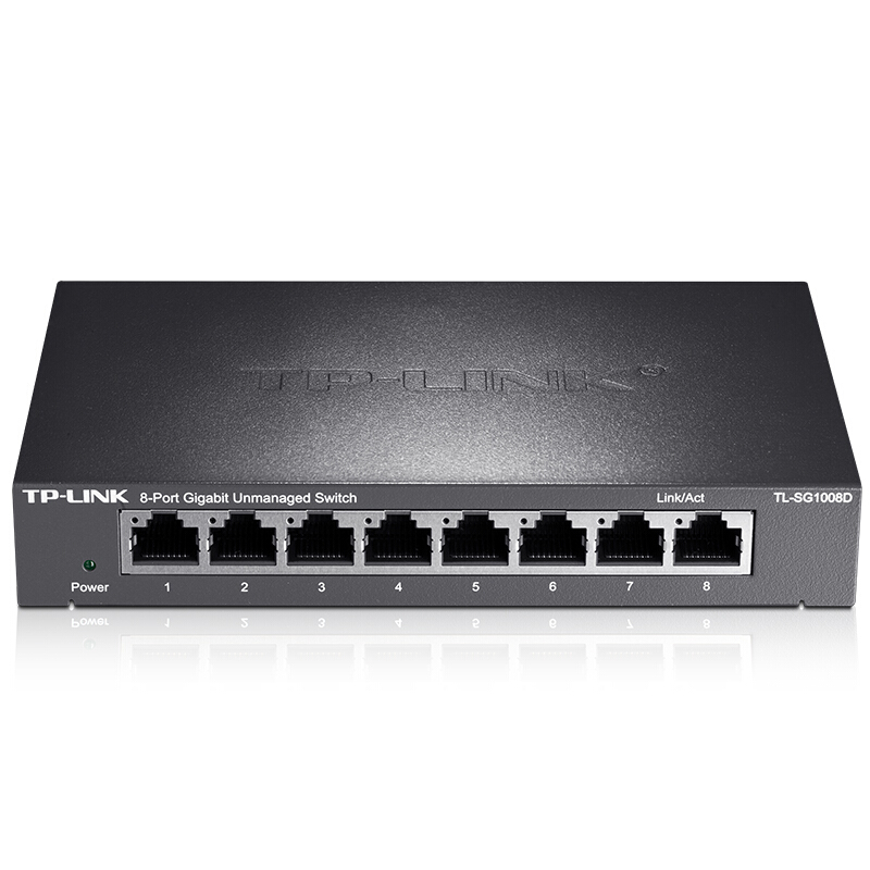 普聯（TP-LINK） TL-SG1008D 8口千兆交換機