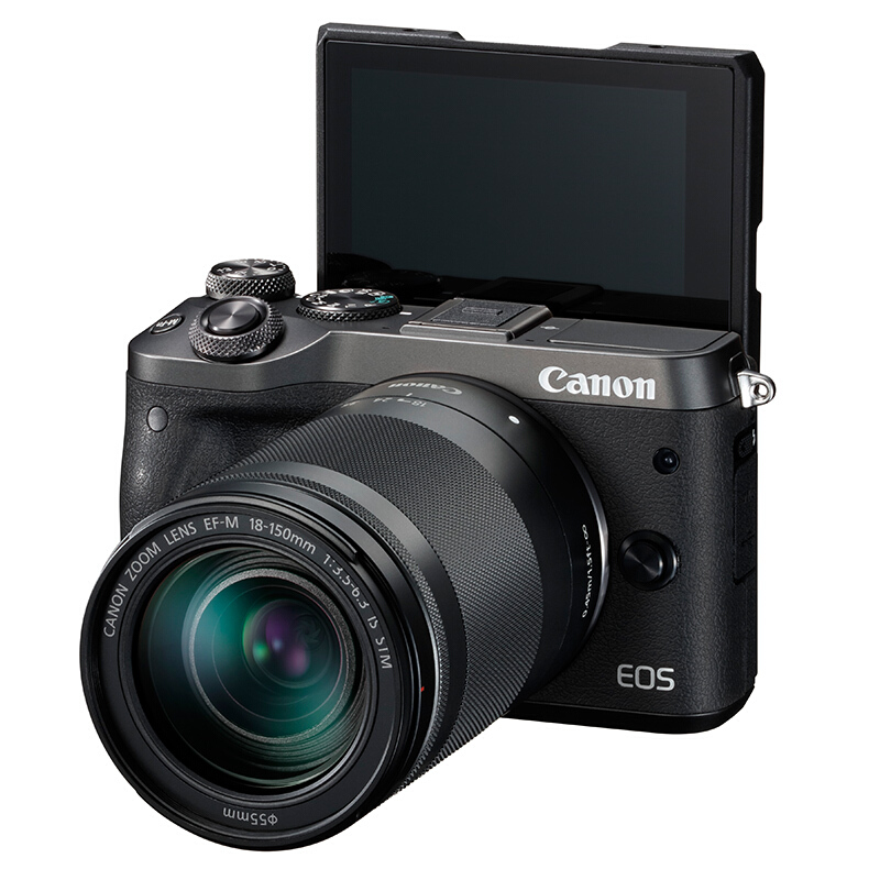佳能（Canon） EOS M6 可換鏡微單照相機（18-150鏡頭黑色套機）_http://www.nebao.cn/img/sp/307/e1f7b779-67b8-4ab8-8dac-12ab45e25a05.jpg