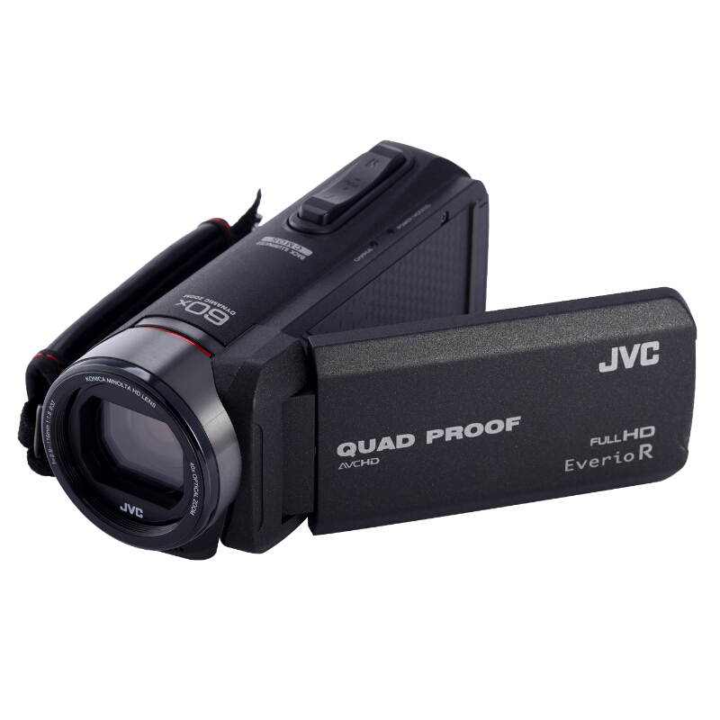 JVC（杰偉世） GZ-R420 BAC四防高清攝像機(jī)DV 家用戶外運(yùn)動(dòng) (黑色 可擴(kuò)展鏡頭) 