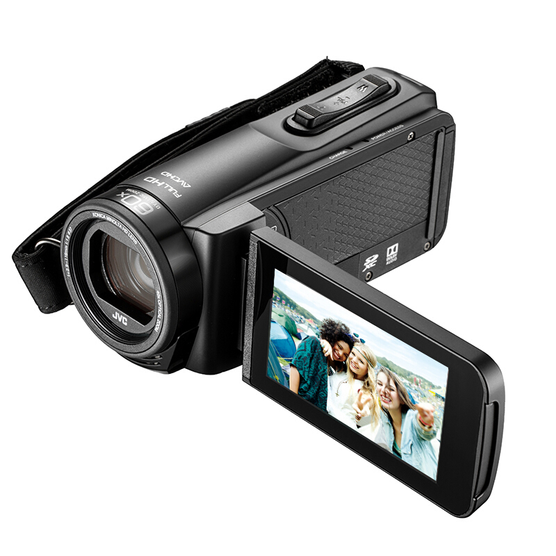 JVC（杰偉世） GZ-RX650 四防高清數碼家用攝像機/高清運動DV/防水 黑色