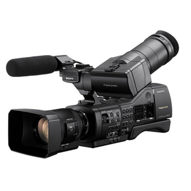 索尼（SONY） NEX-EA50CH 可變肩抗式大畫幅攝錄一體機 可換鏡頭 手持肩抗一體高清攝錄一體機