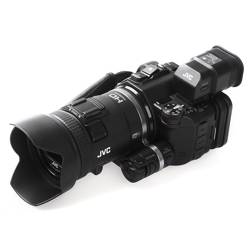 JVC（杰偉世） GC-PX100BAC 高速/高清攝像機 體育/運動/賽事攝像機 黑色
