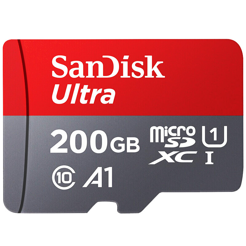 閃迪（SanDisk） A1 讀速100MB/s 至尊高速移動MicroSDHC UHS-I存儲卡 TF卡 (200GB) _http://www.nebao.cn/img/sp/322/b8edba84-f632-4544-96d5-97f9a05927aa.jpg