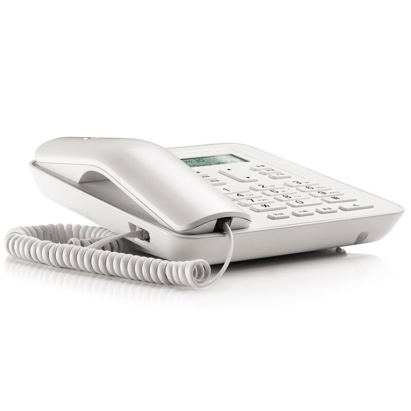 摩托羅拉（Motorola） CT310C 固定有繩電話機(jī)座機(jī)來電顯示免電池大屏幕歐式時(shí)尚辦公商務(wù)家用有線座機(jī)（白色）_http://www.nebao.cn/img/sp/329/b26b7d53-12e8-4d7d-86f9-914c21aaa55d.jpg