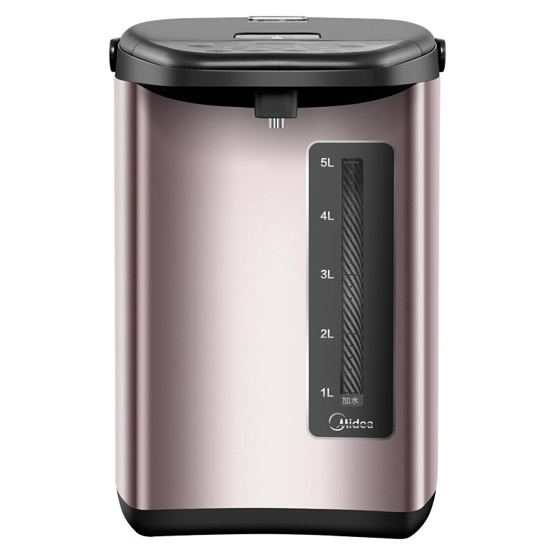 美的（Midea） PF708c-50T 304不銹鋼電水壺 5L容量 5段溫控電熱水壺 雙層彩鋼燒水壺_http://www.nebao.cn/img/sp/350/f78b1534-d3aa-429d-b8c9-3a5265c16900.jpg