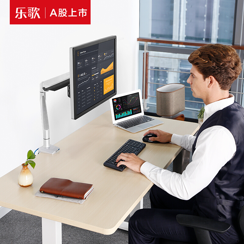 樂歌（Loctek） E1D 站立辦公電動升降桌套裝 (白色桌架/原木色桌板/方形1200x600mm) _http://www.nebao.cn/img/sp/361/5800c3a9-f051-47d9-b482-b5564b486d0d.jpg