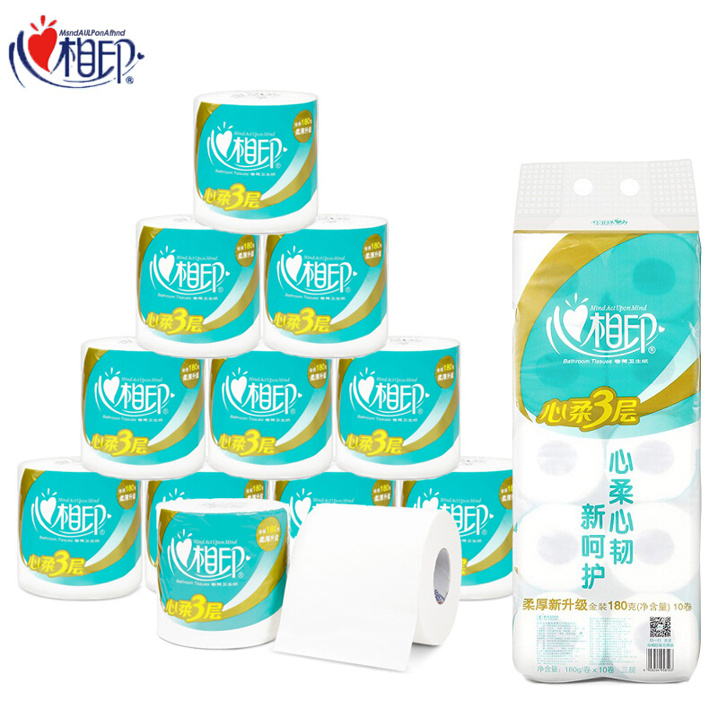 心相印（Mind Act Upon Mind） BT810 特柔3層衛生卷紙180g*10卷_http://www.nebao.cn/img/sp/382/06d14ecf-ba27-48c3-b948-f7aa9f72bf01.jpg