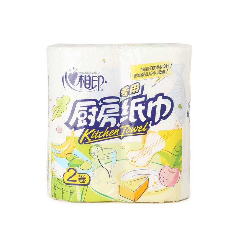 心相?。∕ind Act Upon Mind） KT102 吸油吸水廚房用卷紙2卷/提