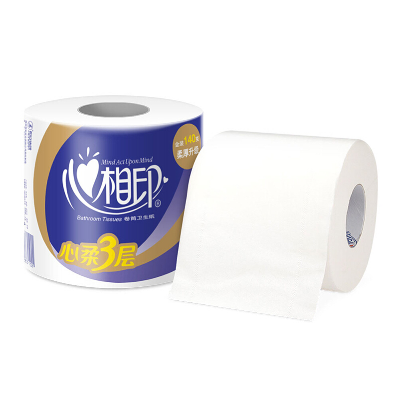 心相印（Mind Act Upon Mind） BT910 3層空芯卷紙衛生紙140g*10卷_http://www.nebao.cn/img/sp/382/3c8bf95e-a751-4e77-ae30-23cf78cbb92a.jpg