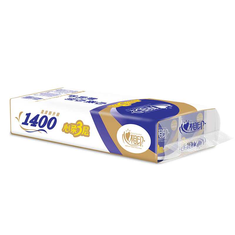 心相印（Mind Act Upon Mind） BT910 3層空芯卷紙衛生紙140g*10卷_http://www.nebao.cn/img/sp/382/5dde8896-d955-4da2-a97d-8357aee826b7.jpg