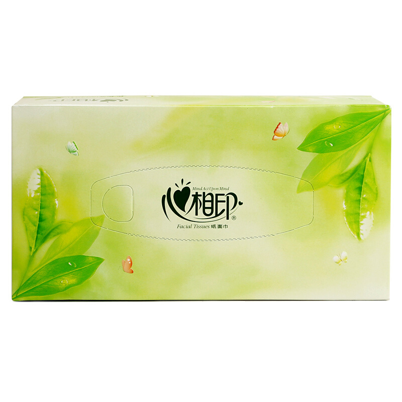 心相印（Mind Act Upon Mind） H200 茶語系列盒裝抽紙面巾紙餐巾紙200抽*2層*3盒_http://www.nebao.cn/img/sp/383/8ec6c284-88e9-4700-99c7-5d953894ffcc.jpg