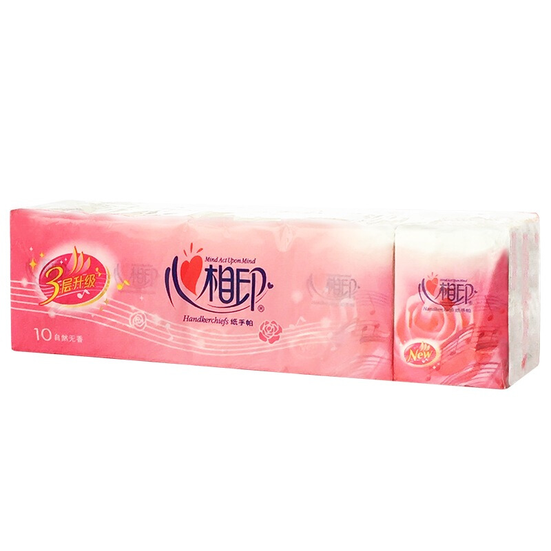 心相印（Mind Act Upon Mind） C910 無香面巾紙餐巾紙手帕紙10包/條