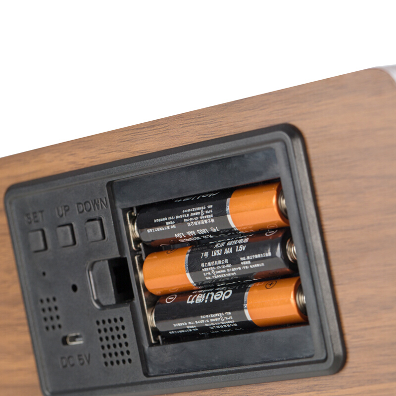 得力（deli） 8815 多功能電子鐘 150*42*70mm (棕色) _http://www.nebao.cn/img/sp/419/2bb10ca0-516f-4ec9-9130-46734f75e897.jpg