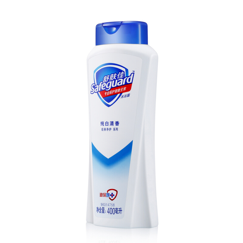 舒膚佳 沐浴露純白清香型400ml_http://www.nebao.cn/img/sp/426/46285b91-463c-4544-88ee-e3835122214f.jpg
